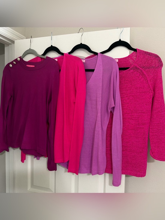 Lilly Pulitzer Sweaters - Lilly Pulitzer Bundle Pink & Purple Mixed-Knit Sweater collection